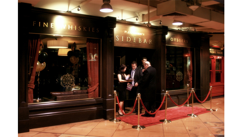 Sidebar red carpet entrance