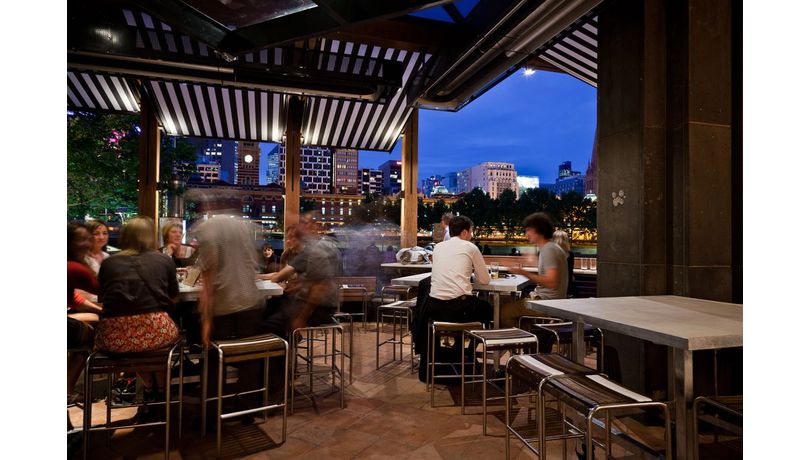 Terrace city view