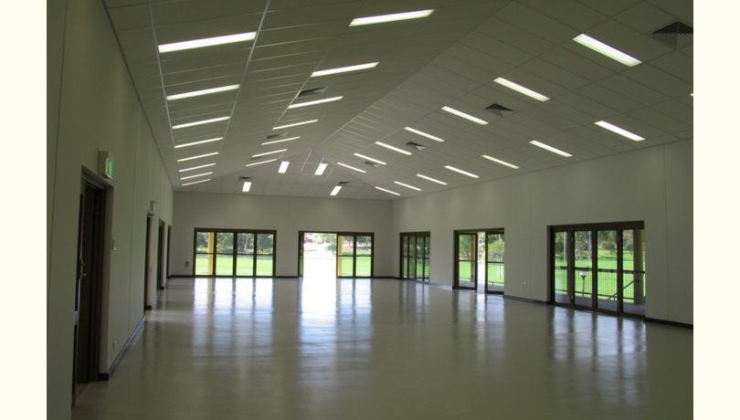 Fleur freame pavilion   main hall   inside view
