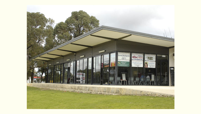 Kingsley memorial clubrooms   sports hall   outside view