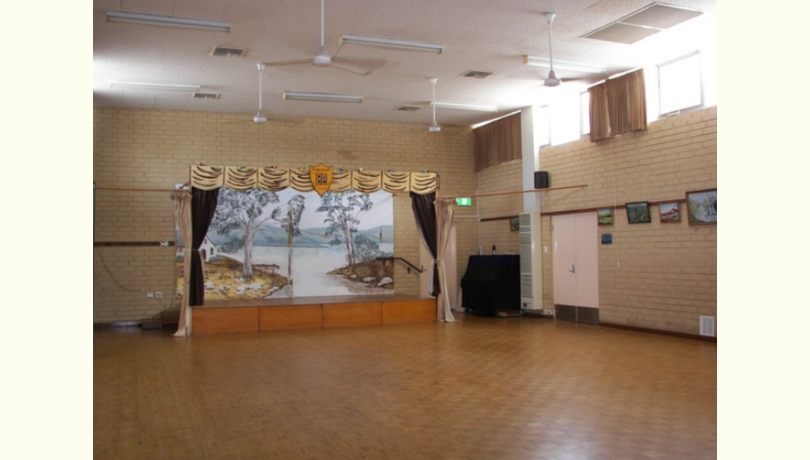Mildenhall    main hall   inside view