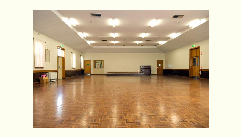 Flinders park community hall   inside view