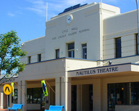 Civic hall   nautilus theatre   outside view