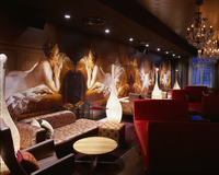 Dome mural and seating