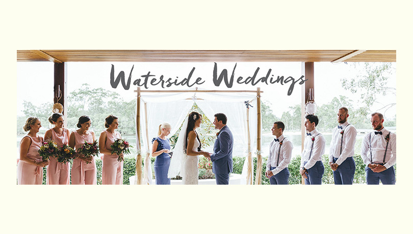 Waterside wedding