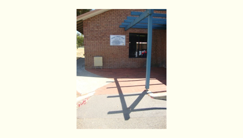 Yangebup community centre   activity room   outside view