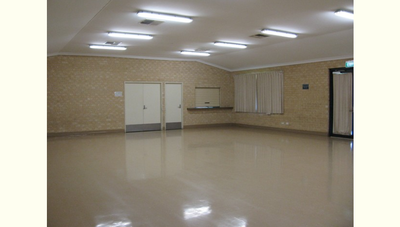 Flinders park community hall   inside view