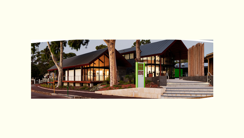 Zig zag cultural centre   entrance view