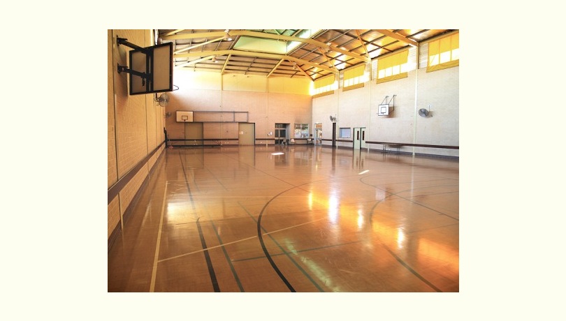 Brown park community centre   inside main hall