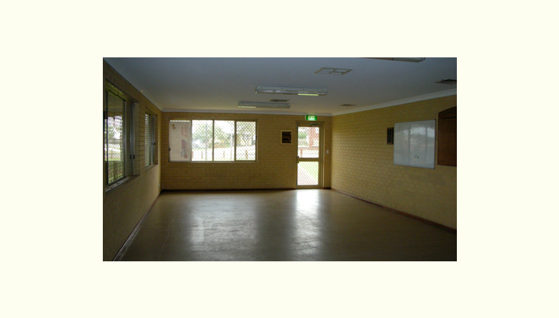Menzies park pavilion   inside view