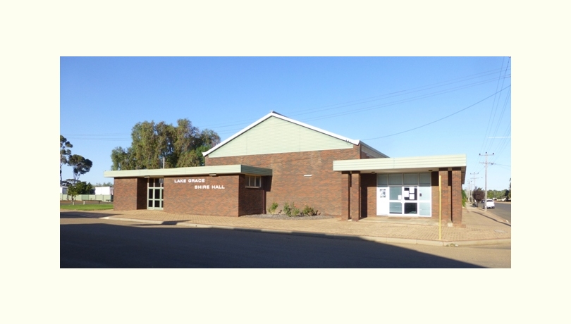 Lake grace shire hall   outside