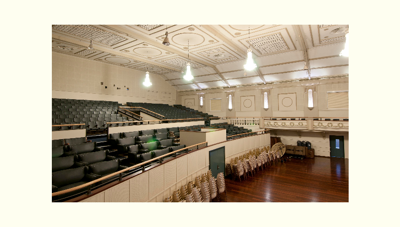 Woodville town hall   balcony view