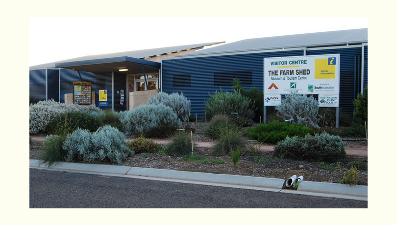 The farm shed museum and tourism centre   outside view